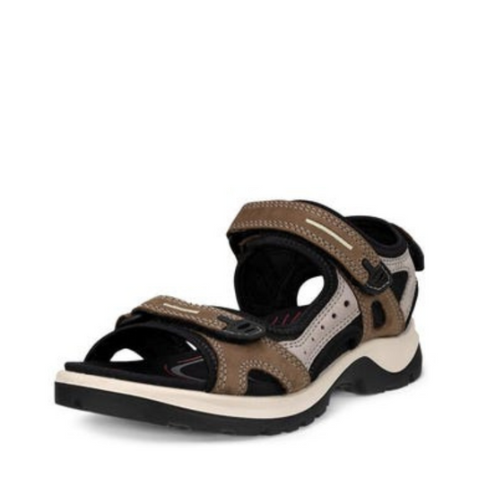 Ecco Women's Offroad Yucatan Leather Sandal - Birch - Kumpfy Shoes